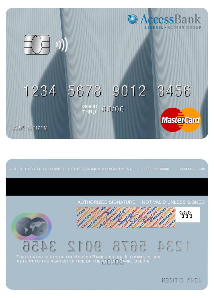Liberia Access Bank mastercard